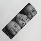 African American Women in black and white Yoga Mat Gallery Image 1