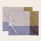 Color Block Line Abstract XX Placemat Gallery Image 1