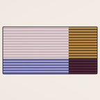 Color Block Line Abstract XX Desk Mat Gallery Image 3