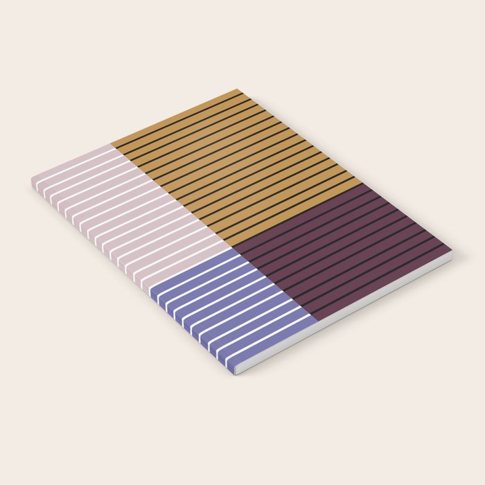 Color Block Line Abstract XX Notebook Gallery Image 2