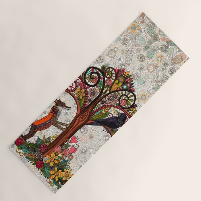 fox and crow Yoga Mat Gallery Image 1