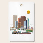 Denver Skyline Cutting Board Gallery Image 1