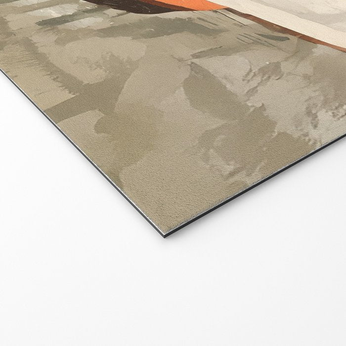Rustic Holiday Courtyard Still Life Welcome Mat Gallery Image 2