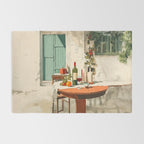 Rustic Holiday Courtyard Still Life Rug Gallery Image 2