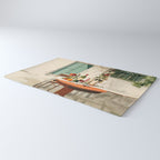 Rustic Holiday Courtyard Still Life Rug Gallery Image 3