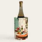 Rustic Holiday Courtyard Still Life Wine Chiller Gallery Image 1