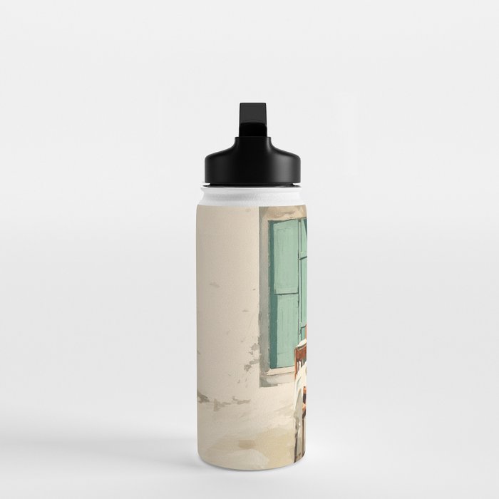 Rustic Holiday Courtyard Still Life Water Bottle Gallery Image 3