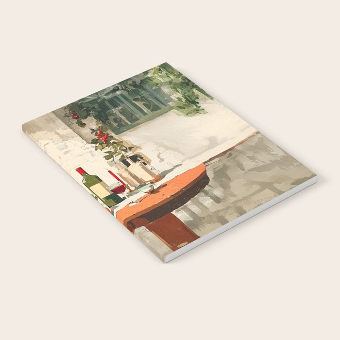 Rustic Holiday Courtyard Still Life Notebook Gallery Image 1