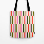 Holly Jolly Stripes Tote Bag Gallery Image 1
