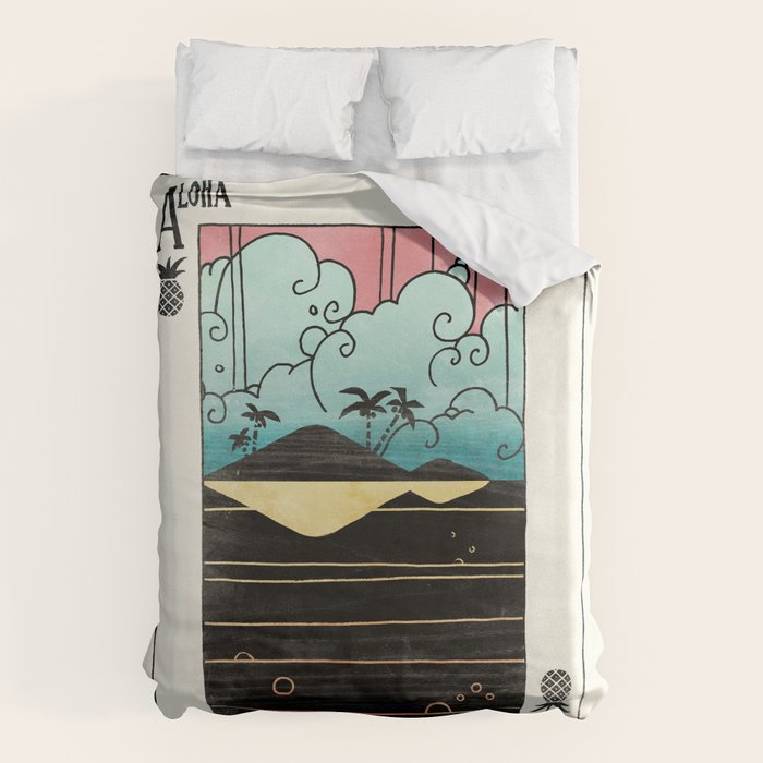 Ace of Aloha Duvet Cover Gallery Image 6