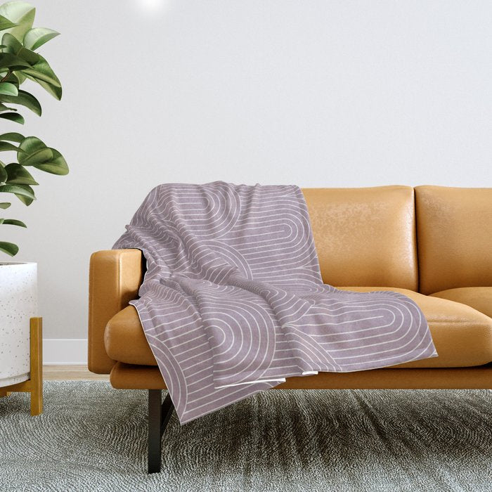 Art Deco Arch Pattern LII Throw Blanket Gallery Image 1