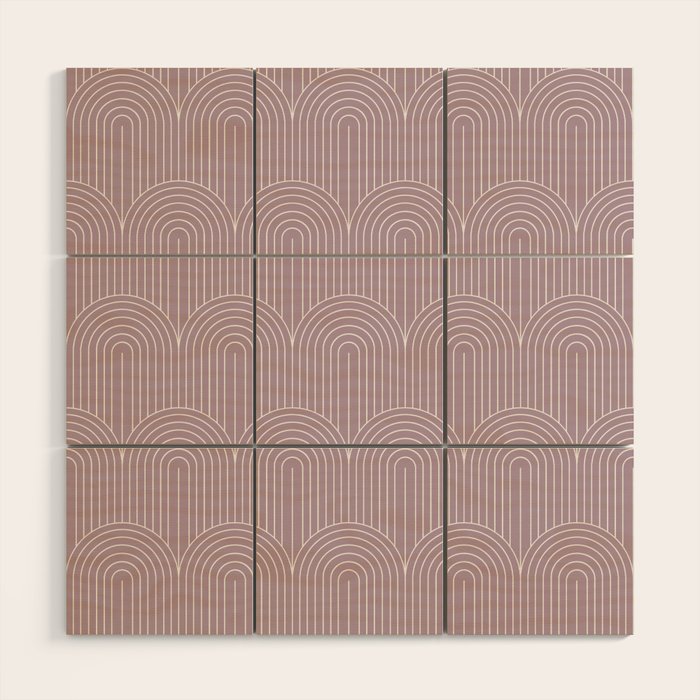 Art Deco Arch Pattern LII Wood Wall Art Gallery Image 1