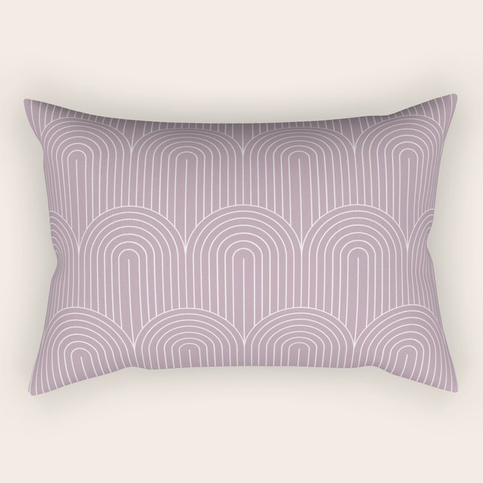 Art Deco Arch Pattern LII Rectangular Pillow Gallery Image 2