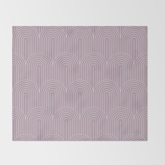 Art Deco Arch Pattern LII Throw Blanket Gallery Image 2