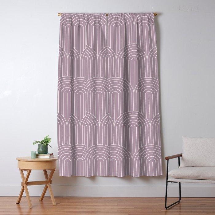 Art Deco Arch Pattern LII Window Curtain Gallery Image 5