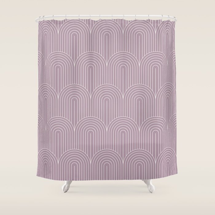 Art Deco Arch Pattern LII Shower Curtain Gallery Image 1