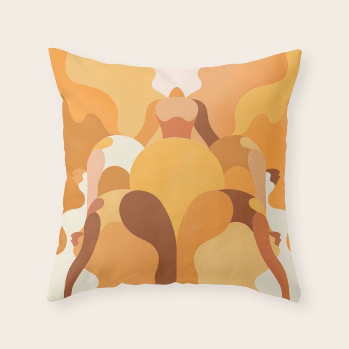 Rising Sun Throw Pillow Gallery Image 1