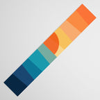 Abstract geometric sunrise Table Runner Gallery Image 3