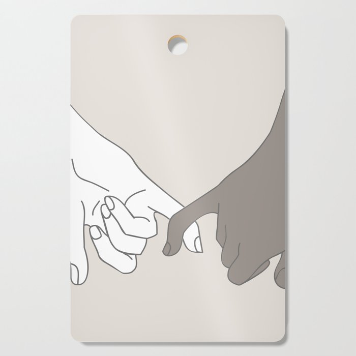 Pinky Promise 4 Cutting Board Gallery Image 1