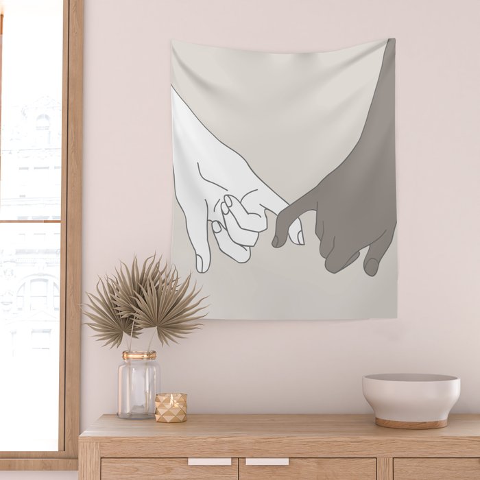 Pinky Promise 4 Wall Tapestry Gallery Image 2