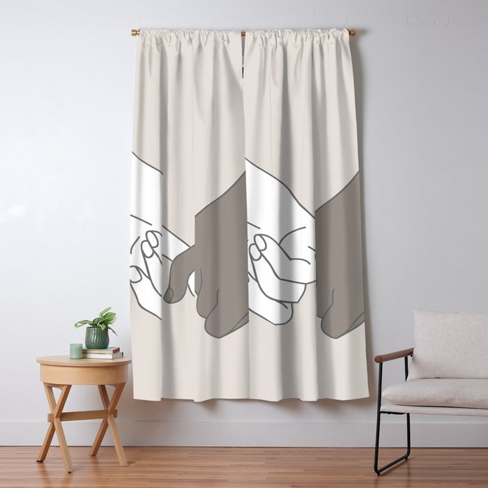 Pinky Promise 4 Window Curtain Gallery Image 1