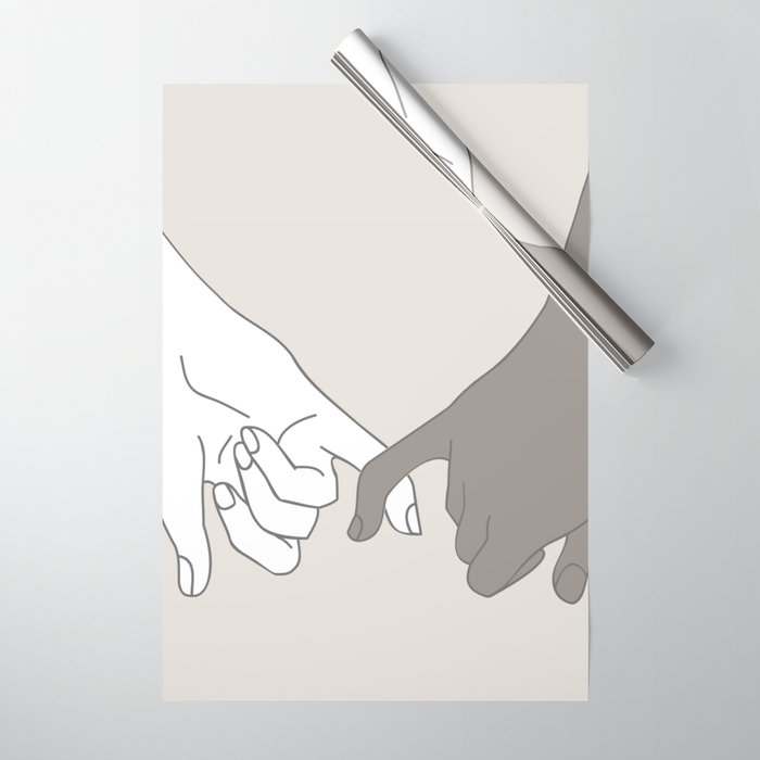 Pinky Promise 4 Wrapping Paper Gallery Image 1