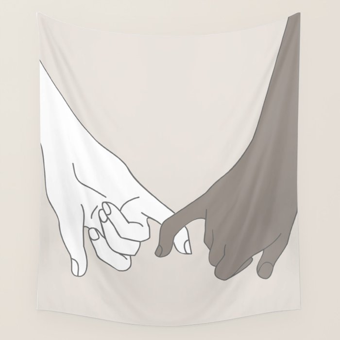 Pinky Promise 4 Wall Tapestry Gallery Image 4
