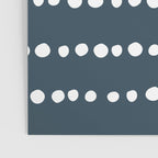 Spotted Mudcloth, Teal and White, Boho Prints Poster Gallery Image 3