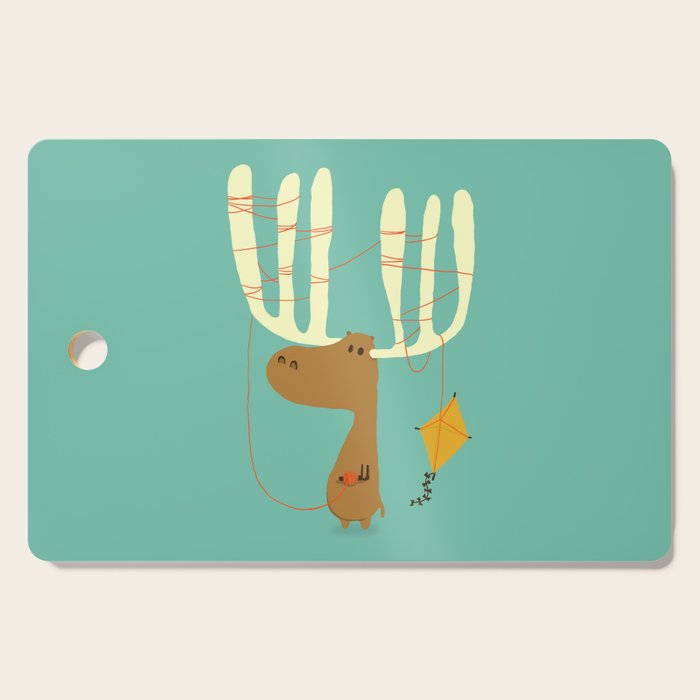 A moose ing Cutting Board Gallery Image 1