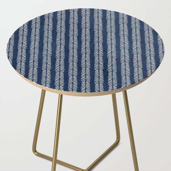 Small Navy Arrowheads Side Table Gallery Image 2