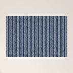 Small Navy Arrowheads Welcome Mat Gallery Image 1