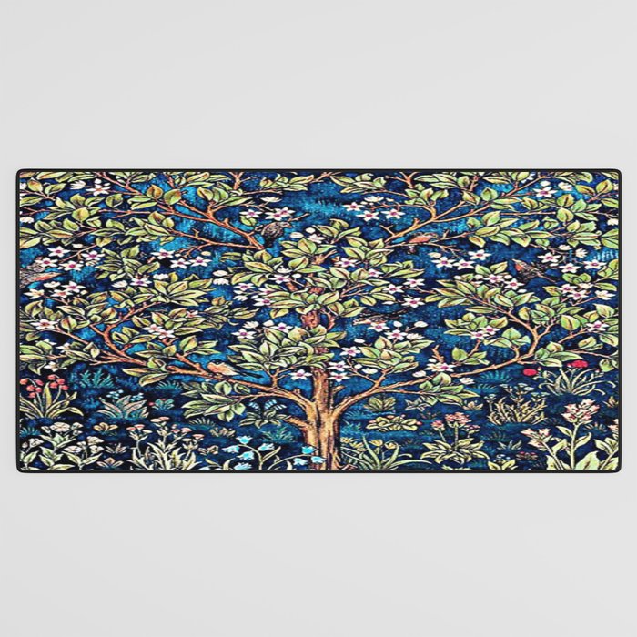 William Morris Tree Of Life, Morris floral, No,3. Desk Mat Gallery Image 3