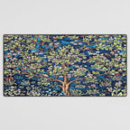 William Morris Tree Of Life, Morris floral, No,3. Desk Mat Gallery Image 3