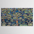 William Morris Tree Of Life, Morris floral, No,3. Tablecloth Gallery Image 2
