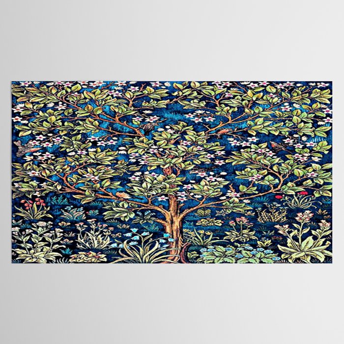 William Morris Tree Of Life, Morris floral, No,3. Tablecloth Gallery Image 2