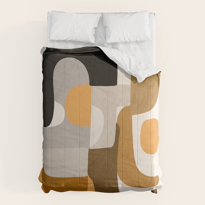 Modern Abstract Shapes 111 Comforter Gallery Image 6