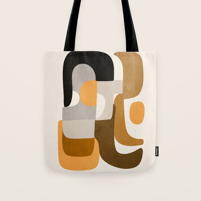 Modern Abstract Shapes 111 Tote Bag Gallery Image 1