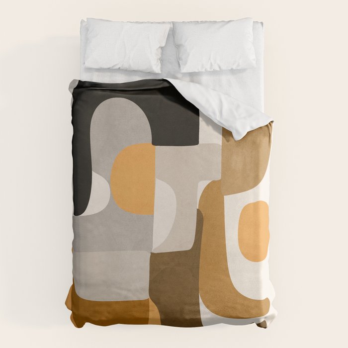 Modern Abstract Shapes 111 Duvet Cover Gallery Image 6