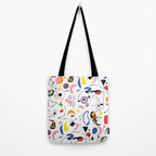 Surealism Art Miro Style Pattern Tote Bag Gallery Image 2