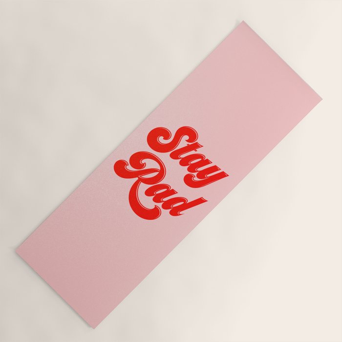 Stay Rad Yoga Mat Gallery Image 1