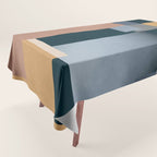 Modern Abstraction Mocha Mousse 5 Tablecloth Gallery Image 1