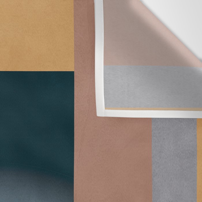 Modern Abstraction Mocha Mousse 5 Wall Tapestry Gallery Image 3