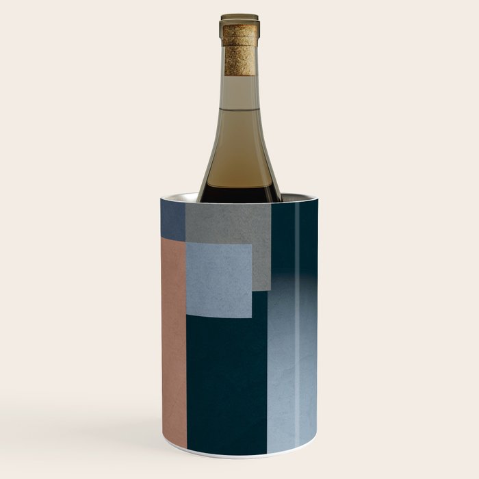 Modern Abstraction Mocha Mousse 5 Wine Chiller Gallery Image 1
