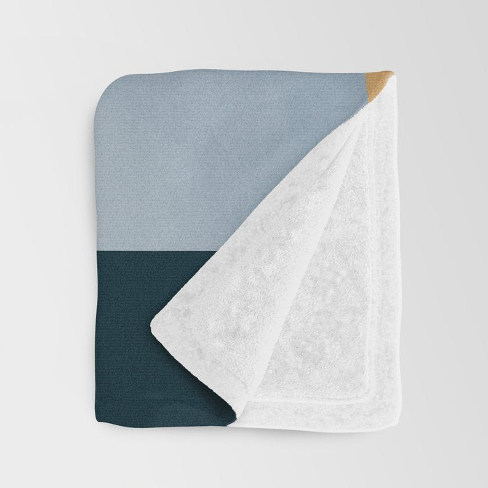 Modern Abstraction Mocha Mousse 5 Throw Blanket Gallery Image 3