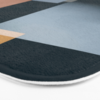 Modern Abstraction Mocha Mousse 5 Bath Mat Gallery Image 3