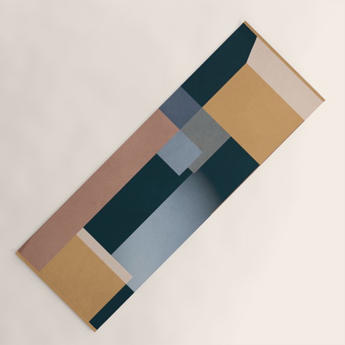 Modern Abstraction Mocha Mousse 5 Yoga Mat Gallery Image 1