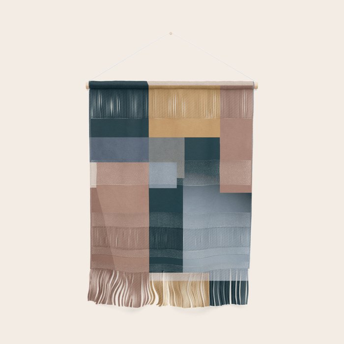 Modern Abstraction Mocha Mousse 5 Wall Hanging Gallery Image 1