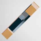 Modern Abstraction Mocha Mousse 5 Table Runner Gallery Image 3