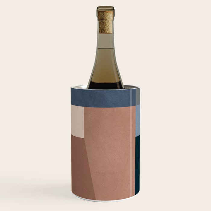 Modern Abstraction Mocha Mousse 5 Wine Chiller Gallery Image 2