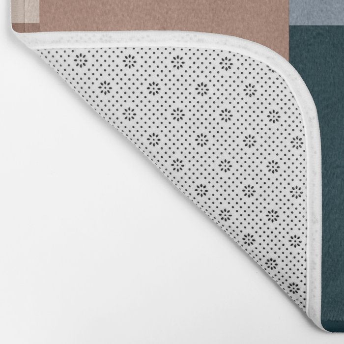 Modern Abstraction Mocha Mousse 5 Bath Mat Gallery Image 2